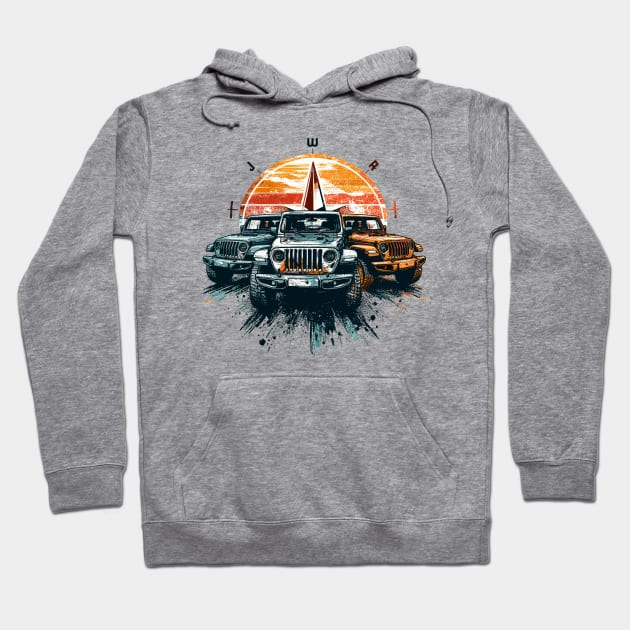 Jeep Wrangler Hoodie by Vehicles-Art